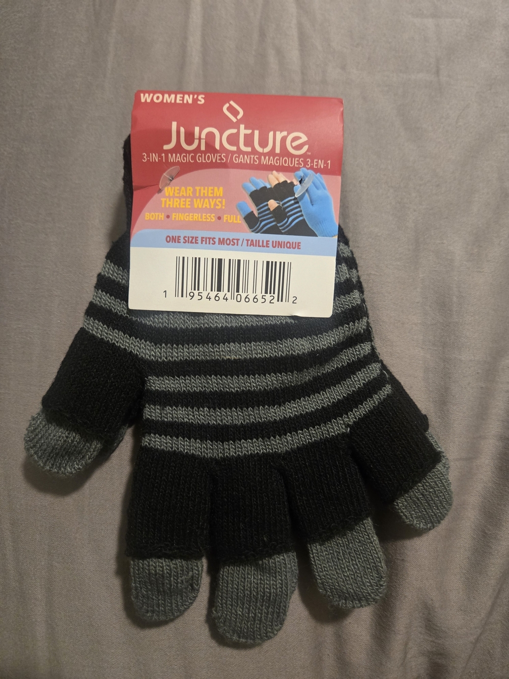 Juncture Women's 3-in-1 Magic Gloves NWT
